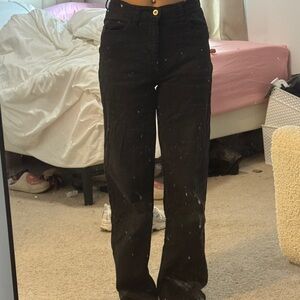 Fashion Nova Charcoal Denim Jeans